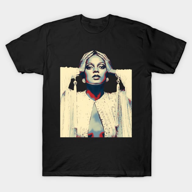 Retro girls diana ross T-Shirt by MasterMind_Designer